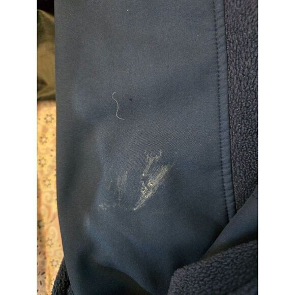 Vintage Columbia Univ of Michigan Fleece Jacket Full Zip Navy L - Picture 10 of 13